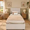 Letto imbottito 90x200 cm, letto per bambini/ragazzi con Anteprima dell’immagine prodotto 2