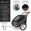 KESSER® Rimorchio per bambini, rimorchio per bicicletta Anteprima dell’immagine prodotto 3