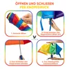 Villkin Kinder Regenschirm Regenbogen mit Reflexstreifen - Produktbild-Vorschau 3