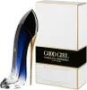 A perfume bottle shaped like a high-heeled shoe next to its packaging box. Voir les images du produit