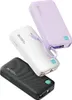 Three power banks in different colors are stacked on a white background. Náhled obrázku produktu