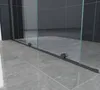 8 mm Schiebetür-Duschwand TRAVERSO (schwarz) 160 x 200 cm Produktbild-Vorschau 4