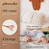Makramee Garn (Terracotta) 3mm x 100m - 100% Baumwolle Produktbild-Vorschau 5