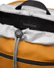 A close-up view of the interior opening of a yellow backpack, showing the brand logo and drawstring closure. Náhled obrázku produktu