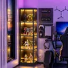 Glasvitrine Ausstellungsschrank mit LED -Leuchten, Produktbild-Vorschau 2