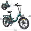 HillMiles E Bike, E-Bike Klapprad mit 36V 13Ah Akku bis zu Produktbild-Vorschau 7