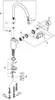 Grohe Eurosmart Cosmopolitan Spültischbatterie hoher Produktbild-Vorschau 3