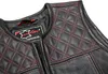 Herren Biker Hunter Stepp Lederkutte Lederweste Motorrad Produktbild-Vorschau 3