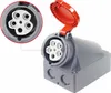CEE Wandsteckdose 63A 5-polig 400V IP44 Starkstrom Produktbild-Vorschau 3