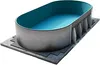 conZero Komplett Set oval 400x800x150cm Hartschaum Produktbild-Vorschau 1