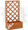 DELUKE® Rankkasten Gartenspalier MINO braun | 90x50x25cm | Produktbild-Vorschau 1