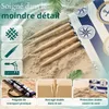 Lantigo Paravent de Plage Ancre en Cercle 12 m Brise-vent Voir les images du produit 6