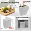MBI CLARYN Hängender Mülleimer Küche 9L - Geruchsdichter Produktbild-Vorschau 8