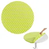 Tischdecke mit Gummizug für runde Tische, limettengrün, Ø Produktbild-Vorschau 11