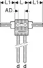 Geberit GE FlowFit Anschlussbox, Typ L, d 16 mm, mit Produktbild-Vorschau 5