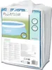 The image shows the packaging of a round solar pool cover. Produktbild-Vorschau