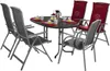 Gartentisch - Grau - Mecalit - Metallgestell - 140 x 90 cm Produktbild-Vorschau 10