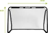 VirtuFit Fußballtor Pro 120 x 80 cm Schwarz Produktbild-Vorschau 5