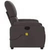 vidaXL Massagesessel Dunkelbraun Stoff Produktbild-Vorschau 4