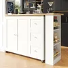 OKWISH Tables de Bar Extensibles - Table Pivotante 360° Voir les images du produit 3