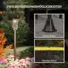 Outsunny Solar Gartenlaterne 127 cm Gartenlampe mit Produktbild-Vorschau 6