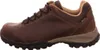 Side view of a brown leather hiking shoe. Anteprima dell’immagine prodotto