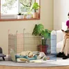 PawHut, afrastering voor puppy's, 6 stuks, metalen Productafbeelding-voorbeeld 2