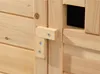 Hühnerstall aus Holz mit Legenest - für 2 Hühner - 106 x 64 Produktbild-Vorschau 3