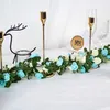 4 Stücke Künstliche Rosen Girlande, 270cm Unechte Produktbild-Vorschau 4