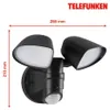 LED Außenleuchte Außenlampe Bewegungsmelder 10W schwarz Produktbild-Vorschau 6
