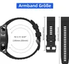Silikon Armband Für Garmin Fenix 7X/7X Pro/6X Pro/5X Produktbild-Vorschau 2