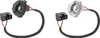 Two headlight bulb sockets with wiring harnesses, one gray and one white, are shown against a white background. Náhled obrázku produktu