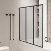 Jayseuw 120x140 cm Parete pieghevole per vasca da bagno con Anteprima dell’immagine prodotto 9