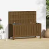 Gartentruhe Honigbraun 108x42,5x54 cm Massivholz Kiefer Produktbild-Vorschau 2