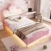 MODFU Kinderbett Polsterbett 90×200 cm mit LED-Streifen, Produktbild-Vorschau 2