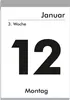 Tagesabreißkalender XXL 2026 - 9,9x14,3 cm 1 Tag auf 1 Produktbild-Vorschau 2