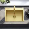 Kuchyňský Granitový Dřez Rea Liam Brush Gold Náhled obrázku produktu 3