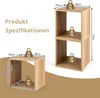 GOPLUS 2er Set Würfelregal, stapelbare Aufbewahrungsregal Produktbild-Vorschau 5