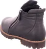 A black leather boot shown from the side and back. Produktbild-Vorschau