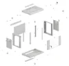 LANBERG 19" 4U 540x350 Wandgehäuse Glastür (FlatPack) gr Produktbild-Vorschau 12