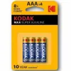 Kodak AAA, Jednorazowa bateria, AAA, Alkaliczny, 1,5 V, 4 Podgląd zdjęcia produktu 1