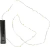 LED Lichterkette KORKEN - Flaschenverschluss - 15 warmweiße LED - 70cm - Timer - silber Produktbild-Vorschau