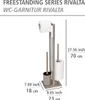WENKO Stand WC Garnitur Toilettenpapierhalter Produktbild-Vorschau 4