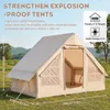 Tente de camping gonflable pour 2 à 8 personnes, en tissu Voir les images du produit 2