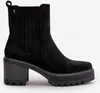 Damen Stiefeletten Mit Absatz Aus Eco Wildleder Gefüttert Produktbild-Vorschau 8