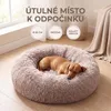 IvoQ Kulatý pelíšek pro psy Ø 60 cm – Fluffy donut pelíšek Náhled obrázku produktu 6