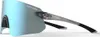 Tifosi Vogel Sl Sonnenbrille Silber Smoke Bright Blue/CAT3 Produktbild-Vorschau 1