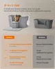Feandrea extragroße Katzentoilette, für große Katzen, mit Produktbild-Vorschau 3