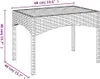 vidaXL 3-tlg. Garten-Lounge-Set mit Kissen Schwarz Poly Produktbild-Vorschau 7