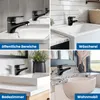 Auralum Schwarz Wasserhahn Bad Messing Waschtischarmatur Produktbild-Vorschau 8